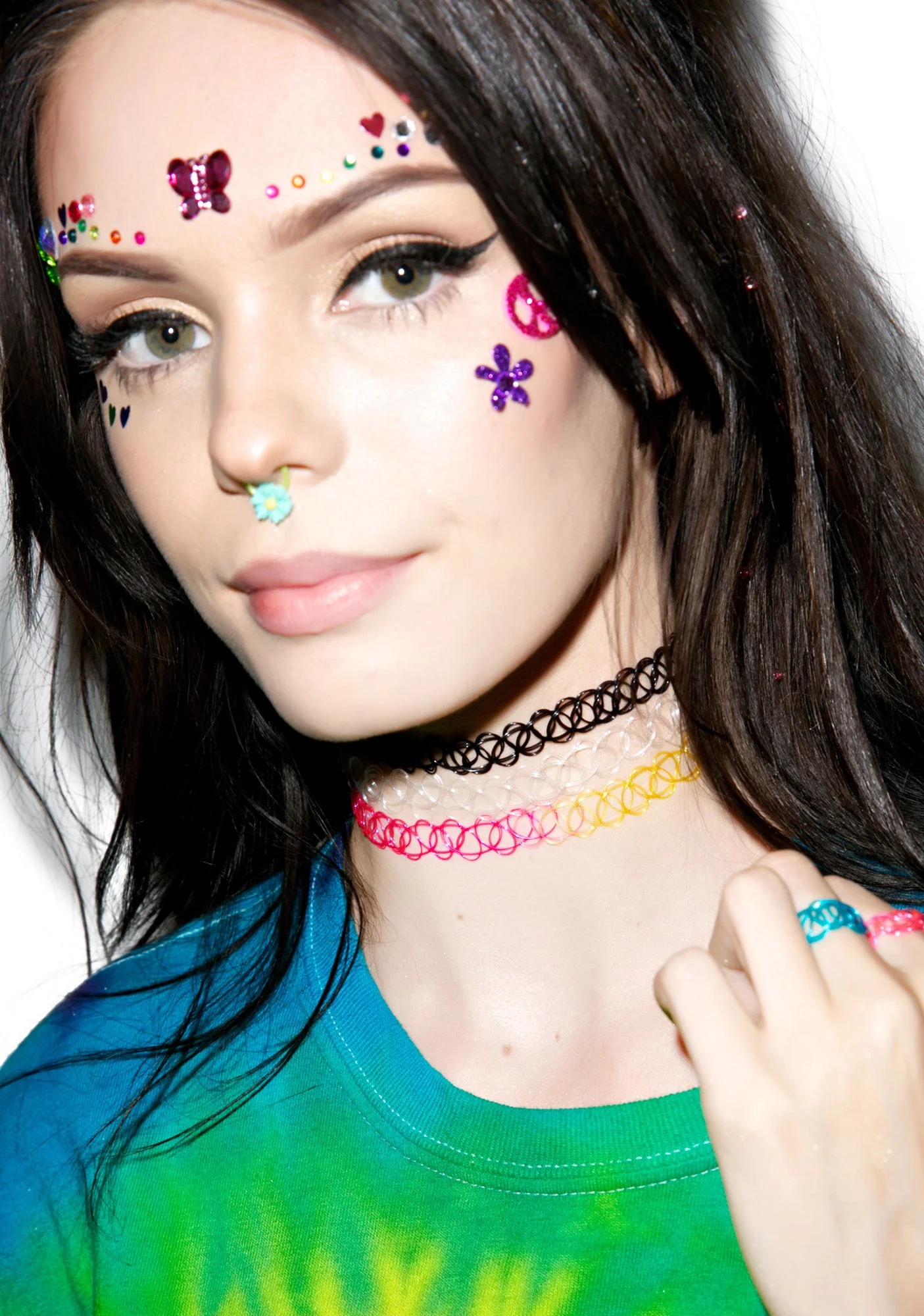 That's So 90s Tattoo Choker - Rainbow - Image 15
