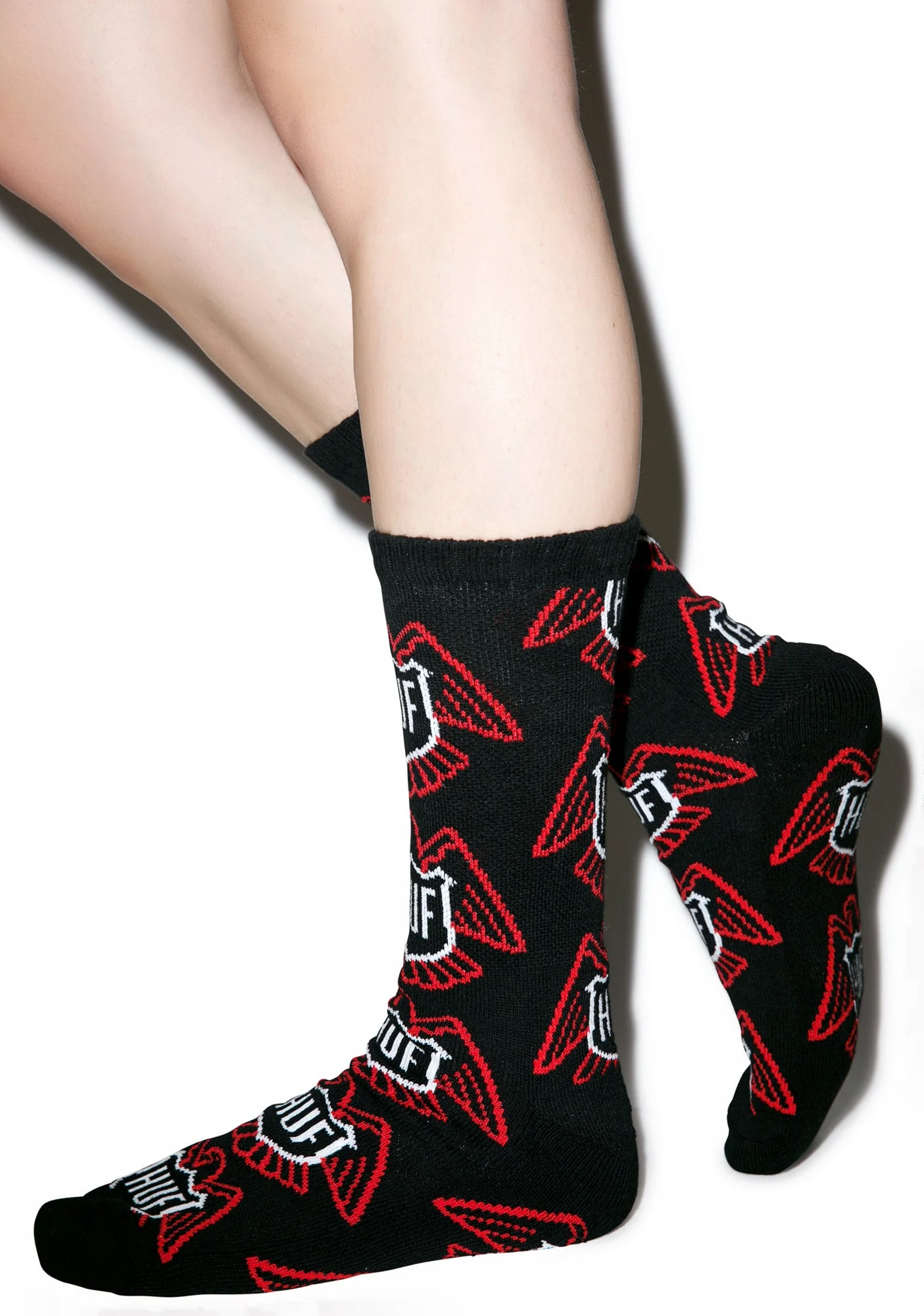 Thunderbird Crew Socks - White