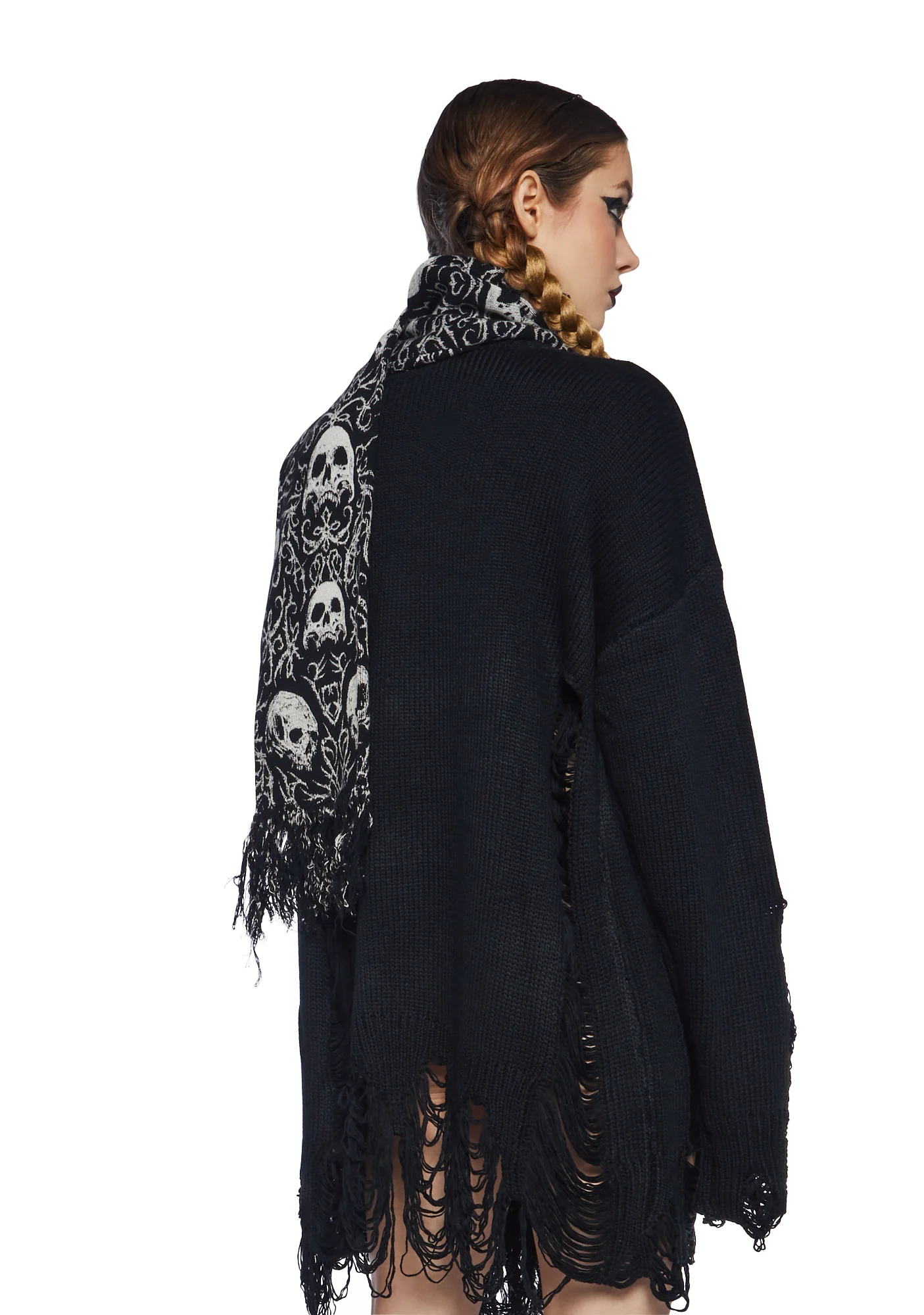 Trading Nightmares Knit Scarf - Image 9