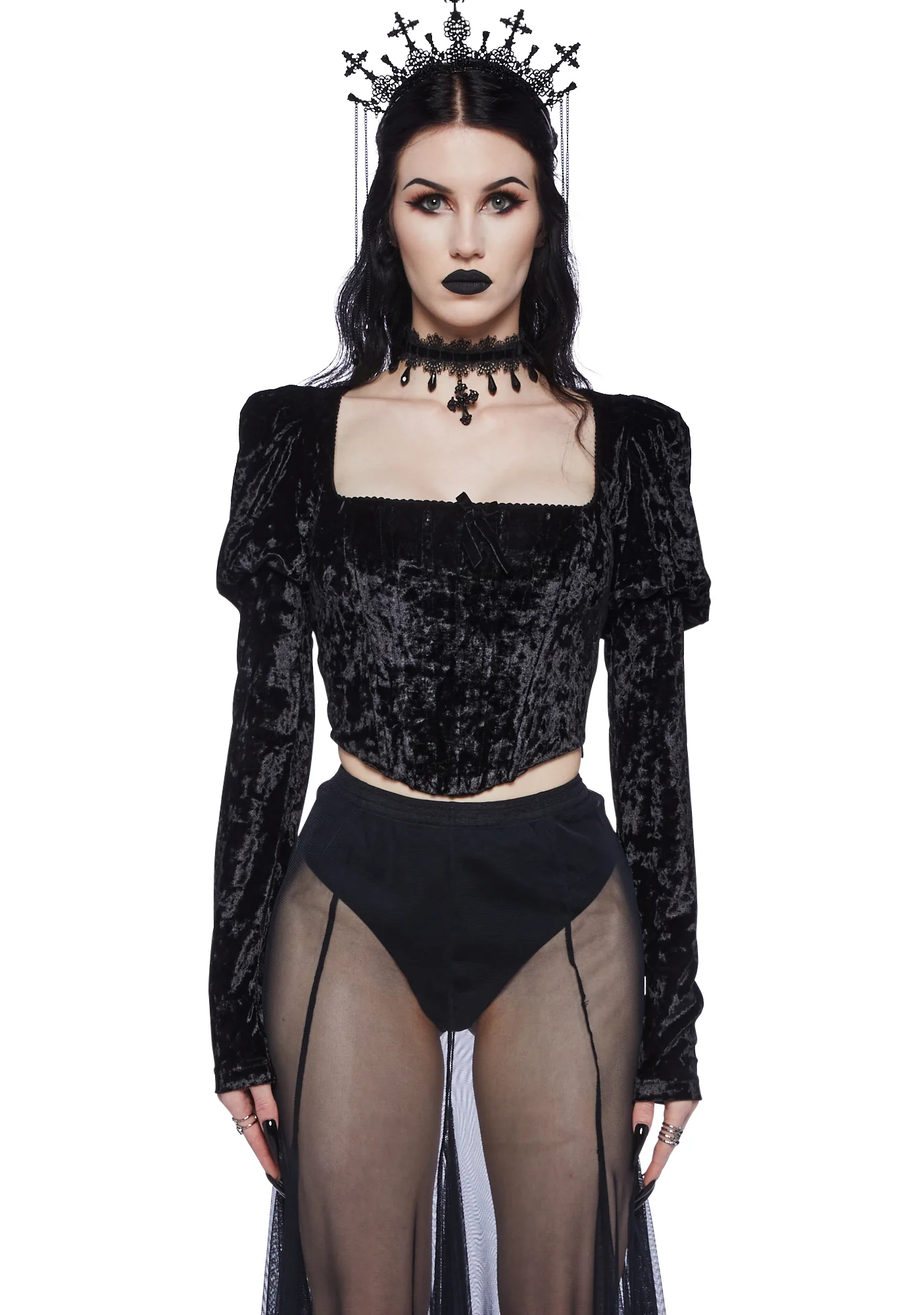 Transformed Kiss Long Sleeve Top