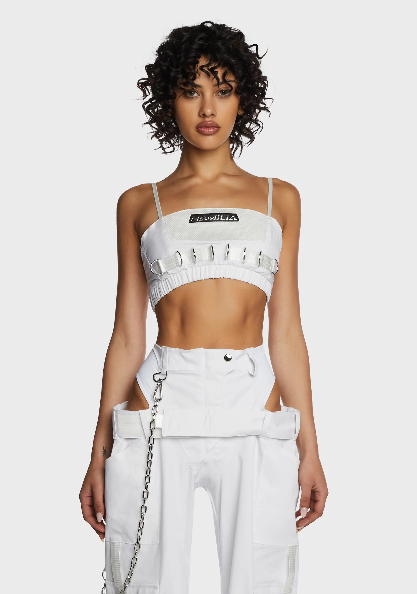 Underworld Crop Top - White