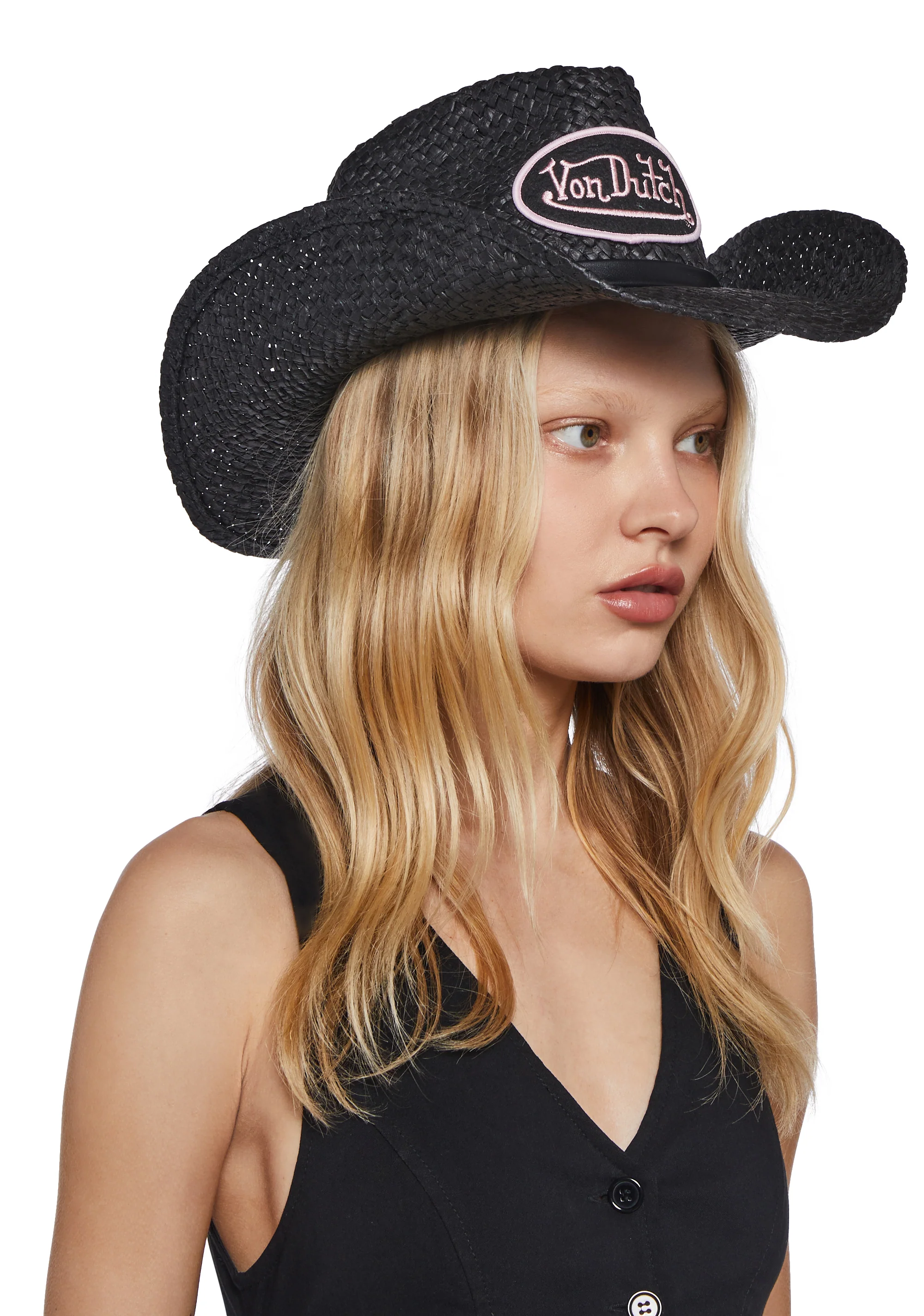 Von Dutch Cowboy Hat - Black - Image 2
