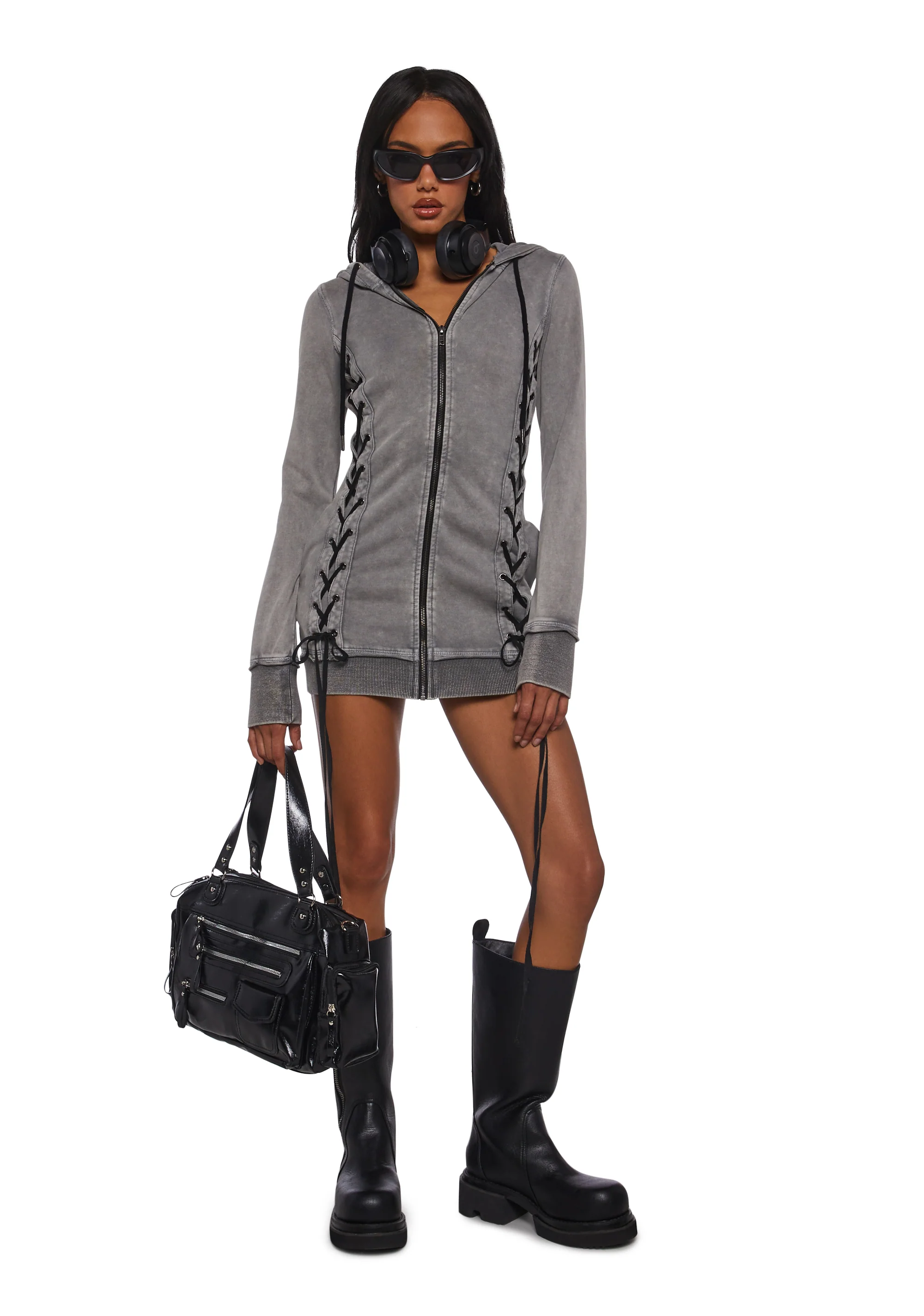 Feisty Juvenile Hoodie Dress - Image 2