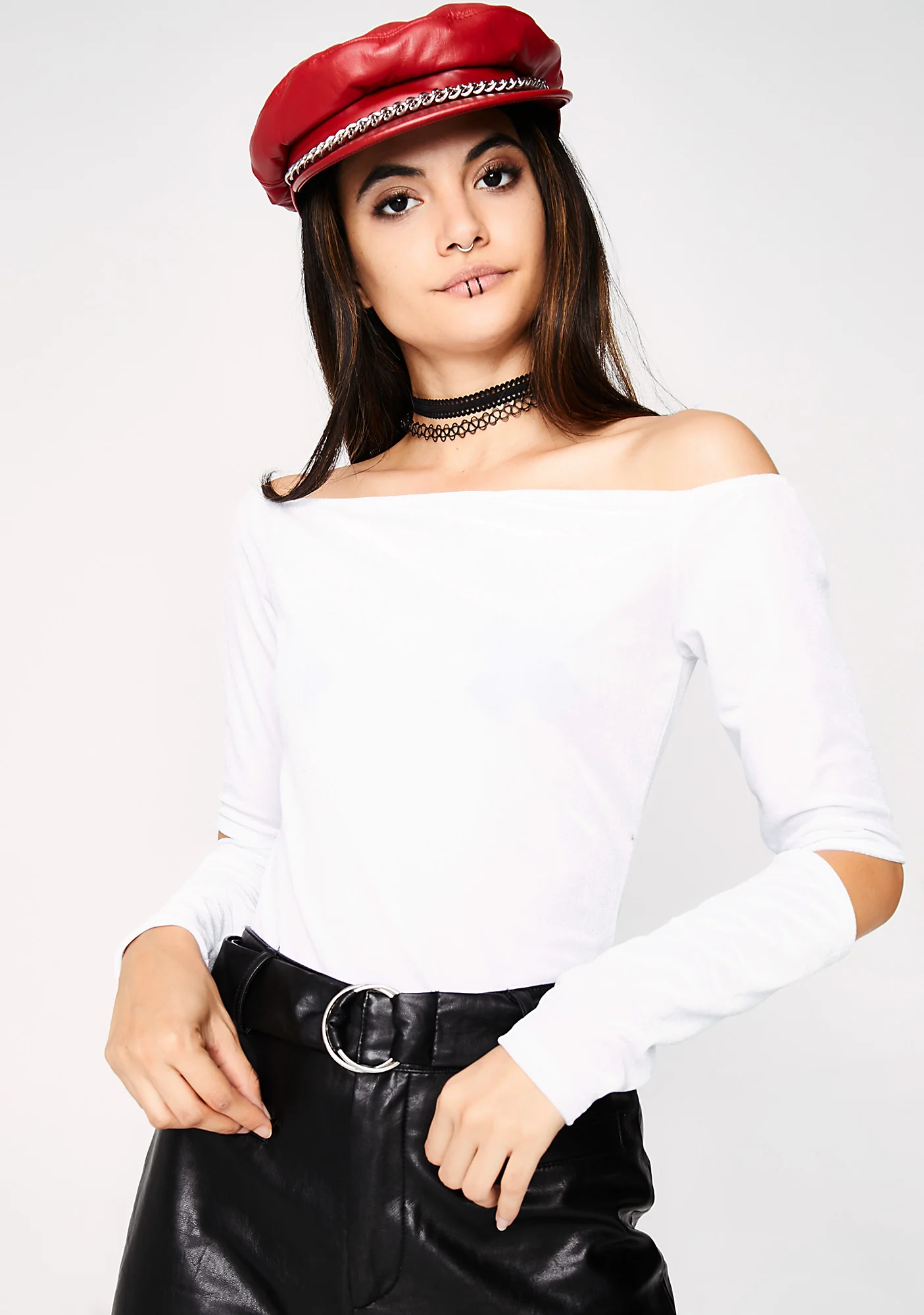 What I Like Off Shoulder Bodysuit